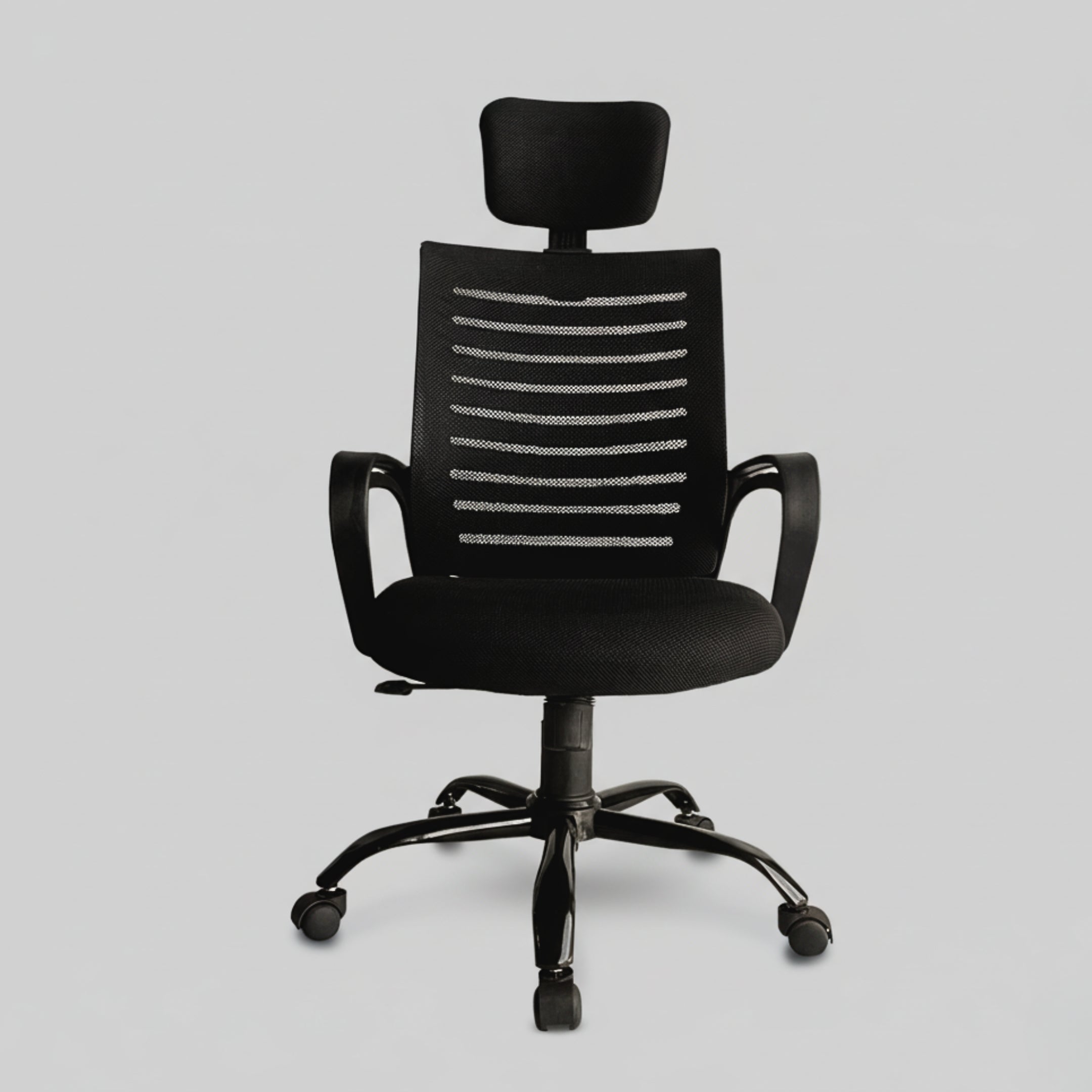 Kepler Brooks Aspira High Back Mesh Office Chair (Black)