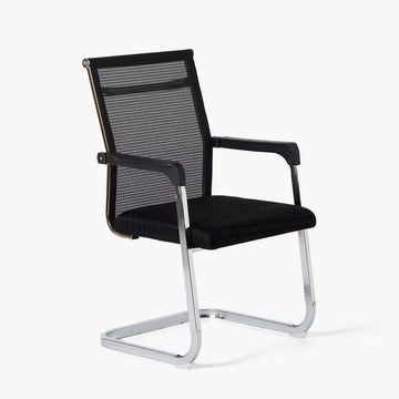 Kepler Brooks Axis Visitor Chair with Square Metal Frame
