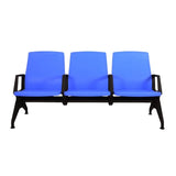 Kepler Brooks Portico 3 Seater Waiting Chair with Arms