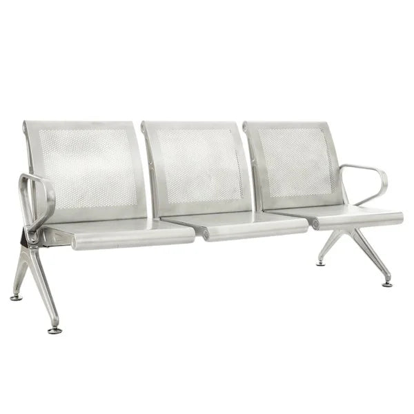 Kepler Brooks Trinity 3 Seater Waiting Chair with Arms