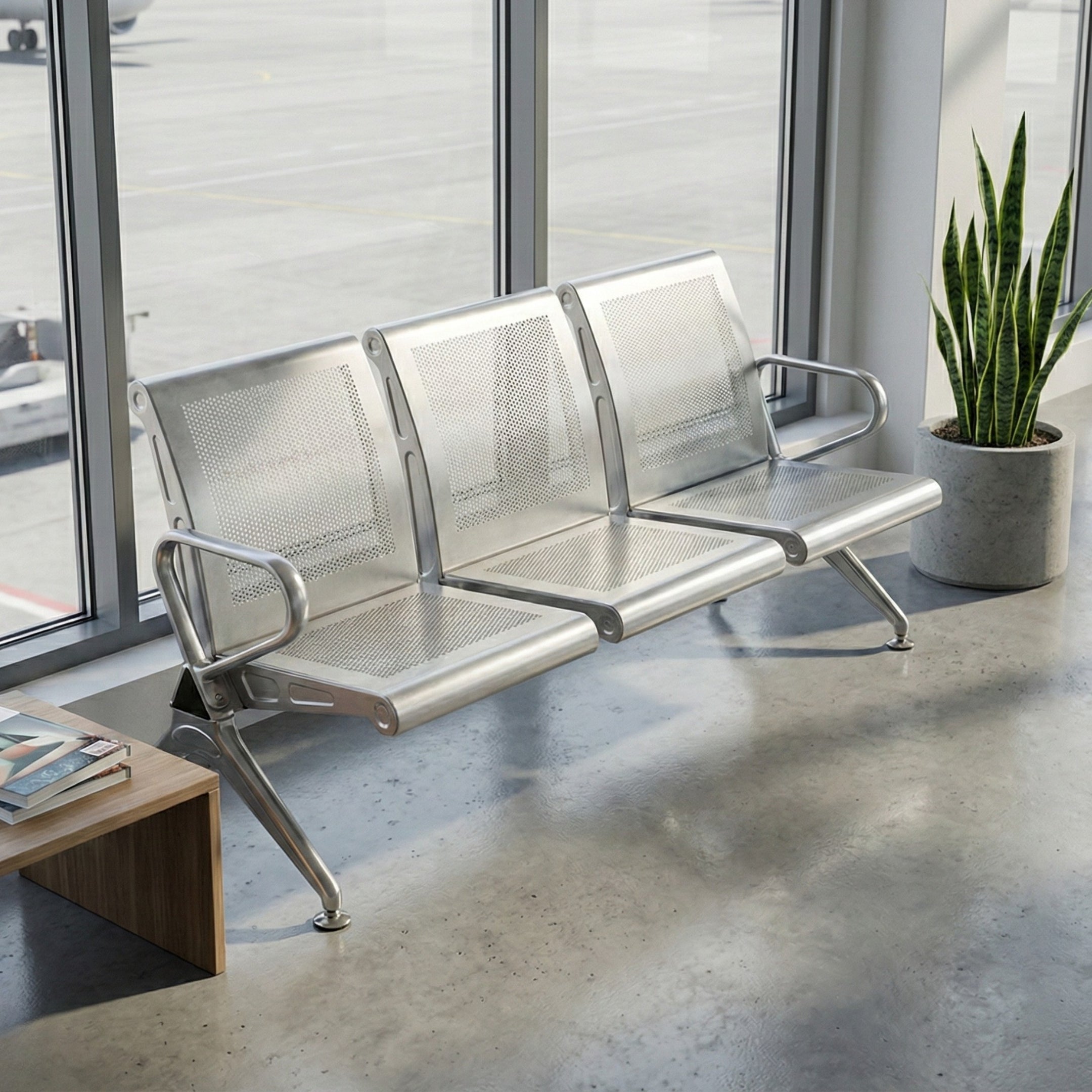 Kepler Brooks Trinity Waiting Chair with Arms