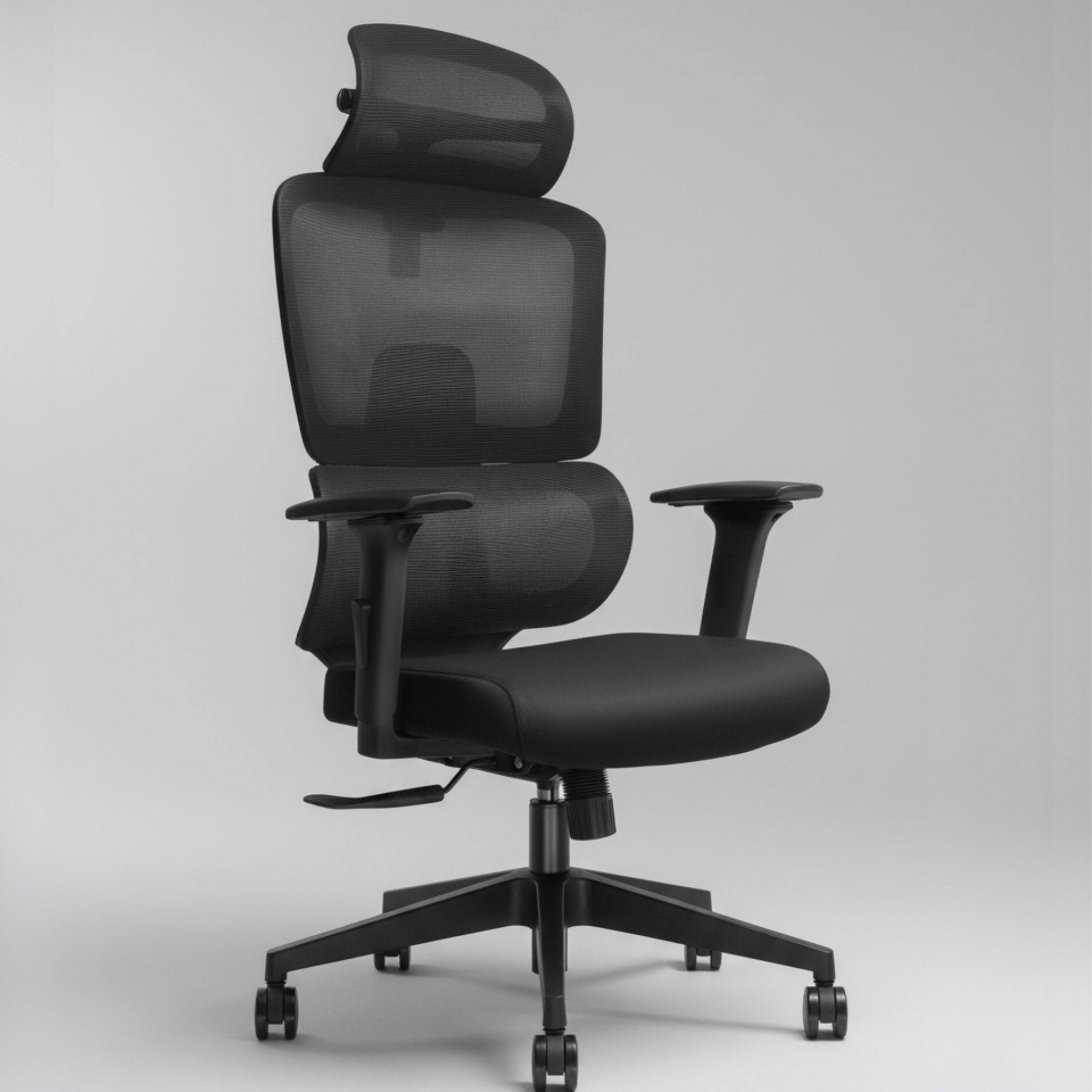 Kepler Brooks Imperia High Back Mesh Office Chair (Black)