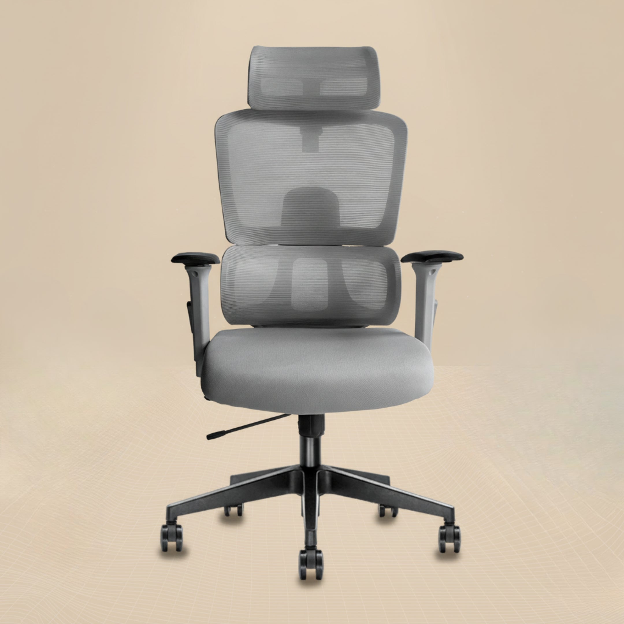 Kepler Brooks Imperia High Back Mesh Office Chair (Black)