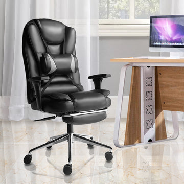Kepler Brooks Italia Pro High Back Leatherette Ergosmart Office Chair