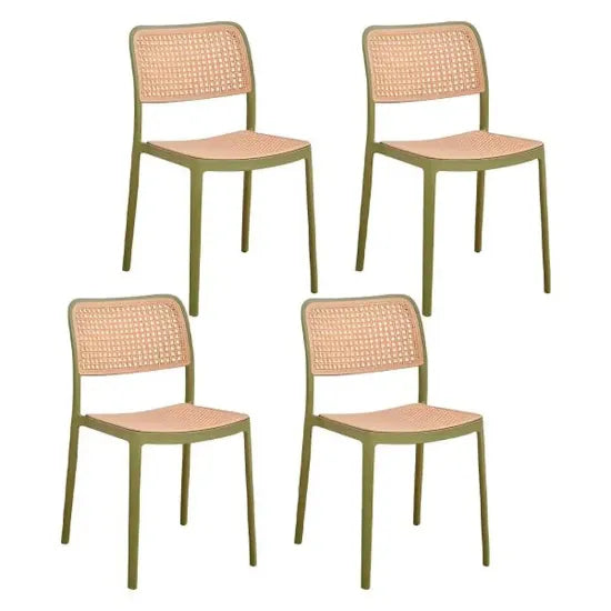 Kepler Brooks Zen Rattan Cafeteria Dining Chair