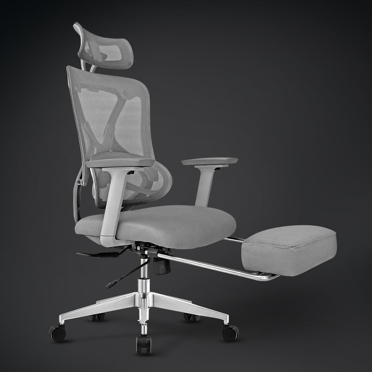 Kepler Brooks Vogue Pro Premium High Back Mesh Office Chair with Legrest