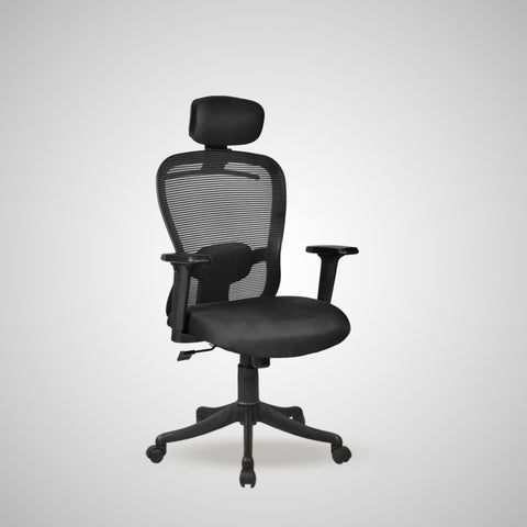Kepler Brooks Zenith High Back Mesh Office Chair (Black)