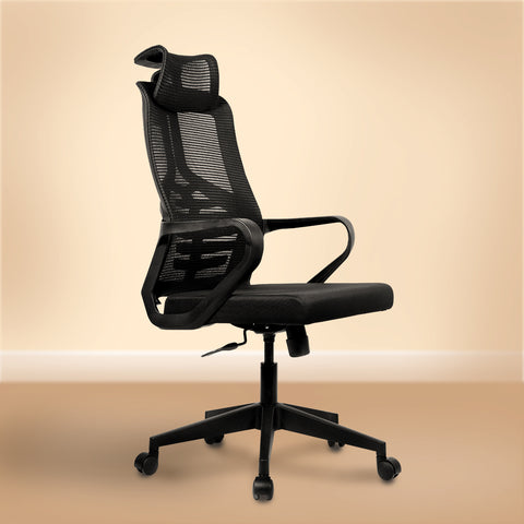 Kepler Brooks Quartz High Back Mesh Office Chair