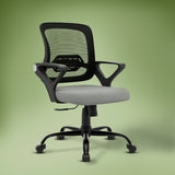 Kepler Brooks Elva Mid Back Office Chair (Black)