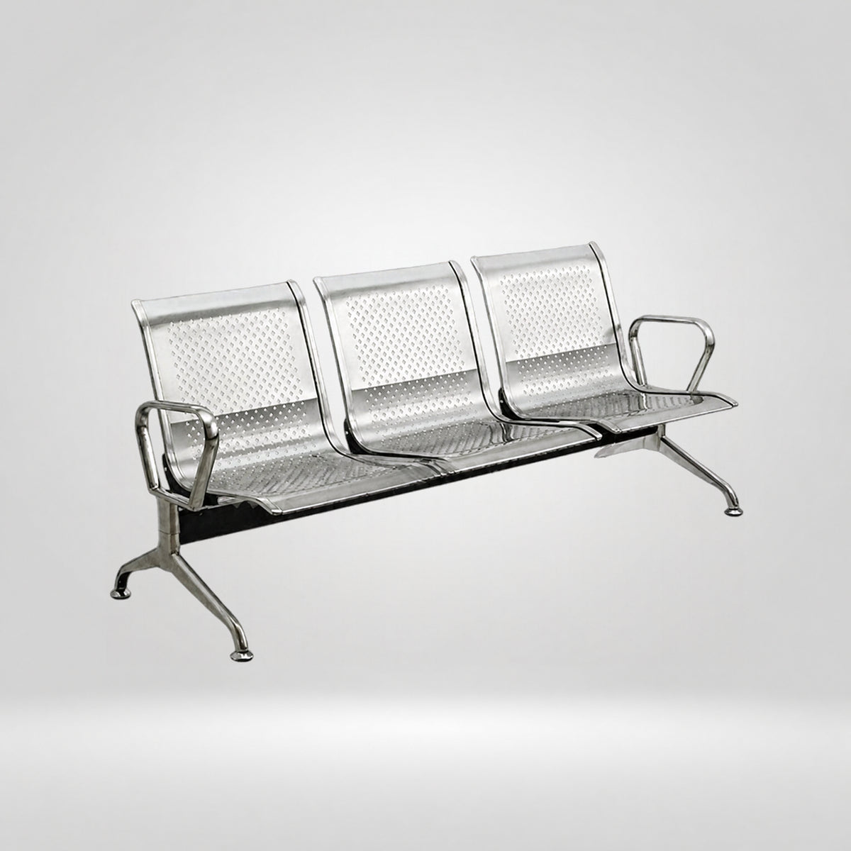 Kepler Brooks Elevate Waiting Chair ( Stainless Steel Frame )
