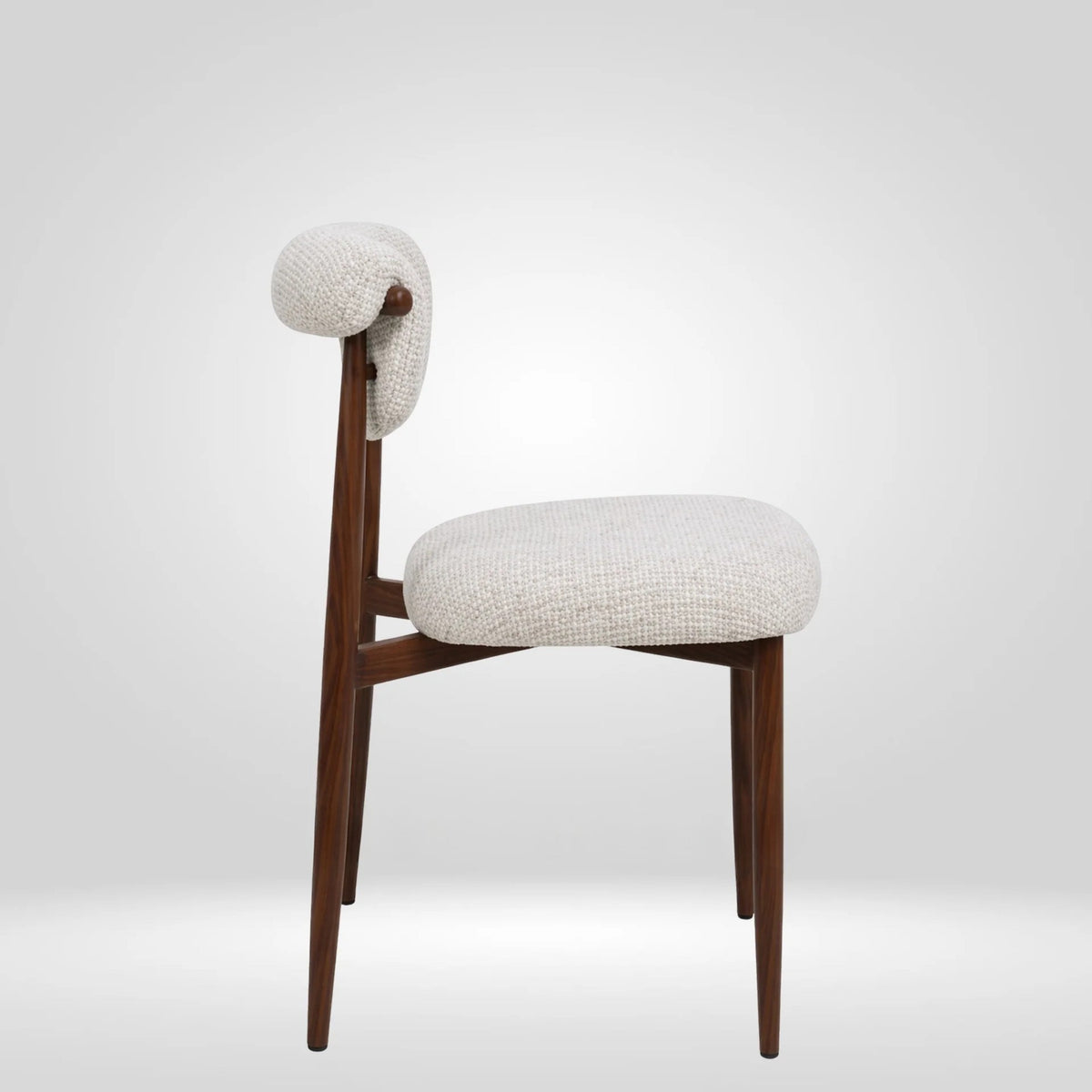 Kepler Brooks Arco Premium Cafeteria Dining Chair ( Off White )