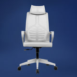 Kepler Brooks Quartz High Back Mesh Office Chair