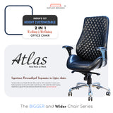 Kepler Brooks Atlas Premium High Back Leatherette Office Chair