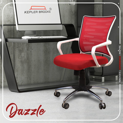 Kepler Brooks Dazzle Mid Back Mesh Office Chair