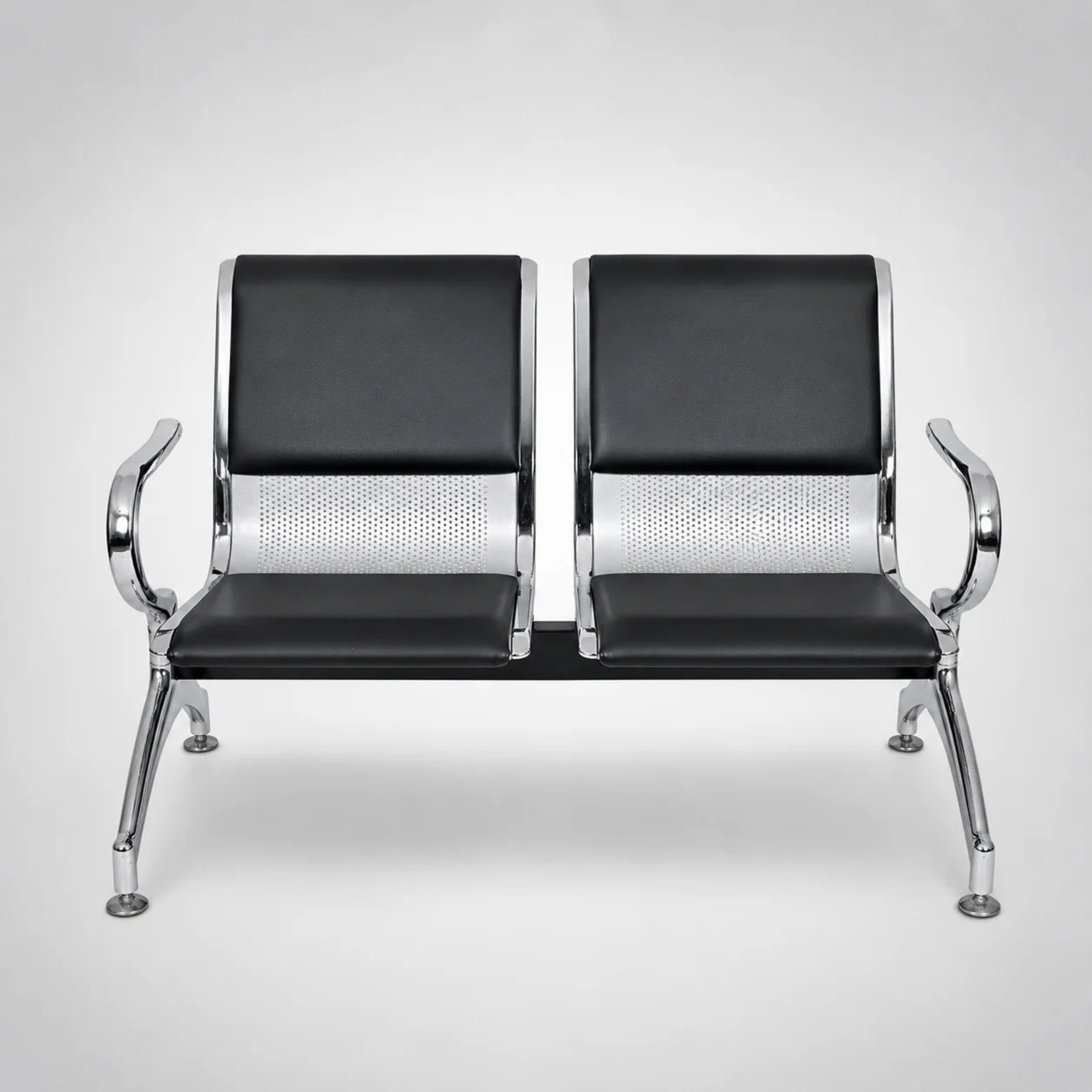 Kepler Brooks Elevate Waiting Chair with Cushion and Heavy Metal Body