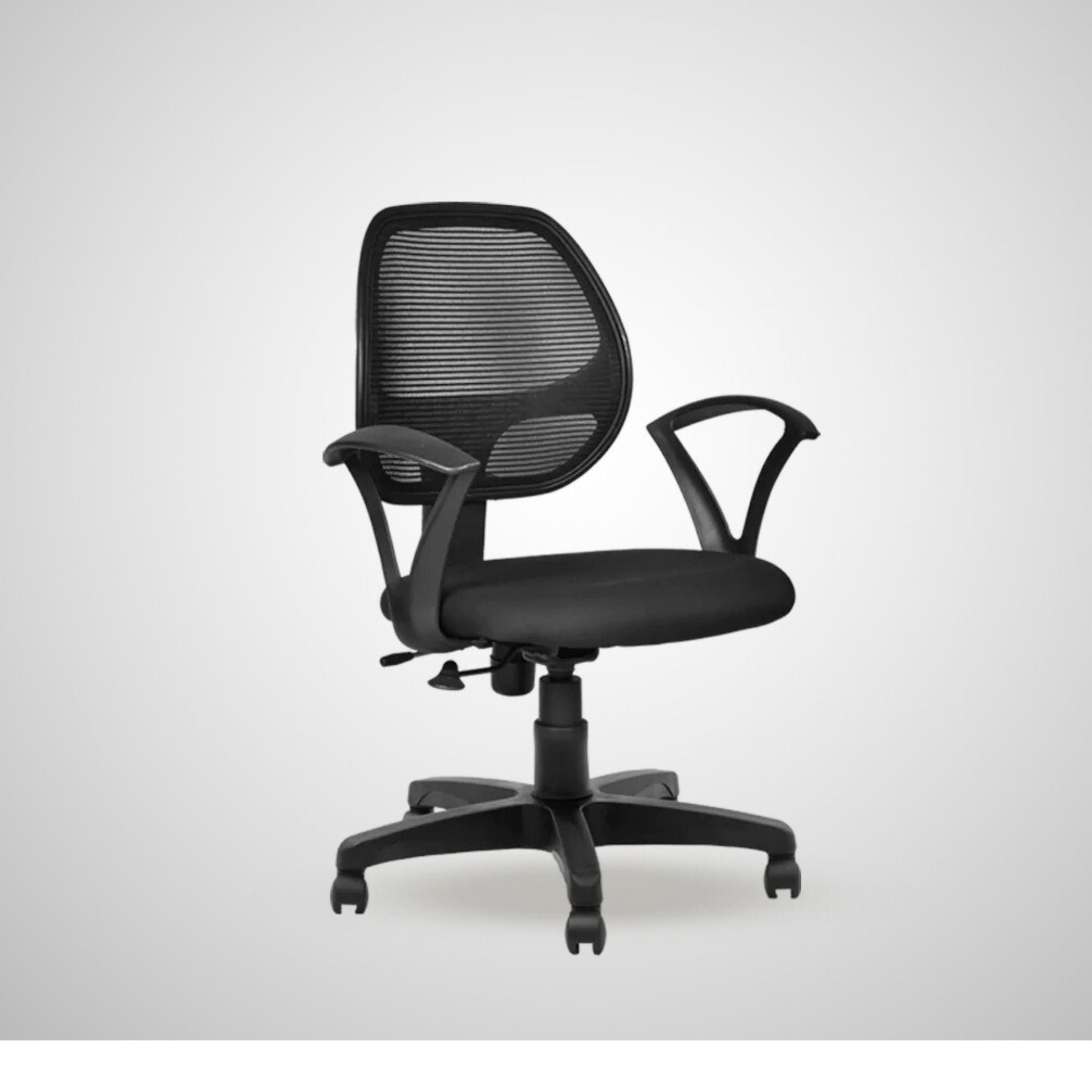 Kepler Brooks Axel Mid Back Mesh Office Chair (Black)