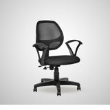 Kepler Brooks Axel Mid Back Mesh Office Chair (Black)