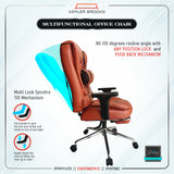 Kepler Brooks Italia Pro High Back Leatherette Ergosmart Office Chair
