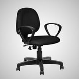 Kepler Brooks Axel Mid Back Cushion Office Chair (Black)