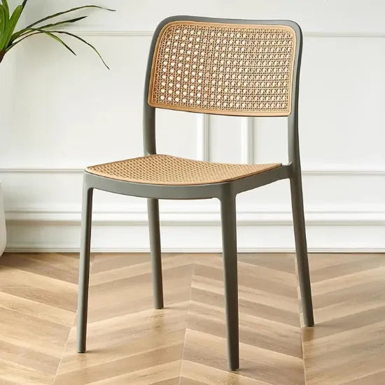 Kepler Brooks Zen Rattan Cafeteria Dining Chair