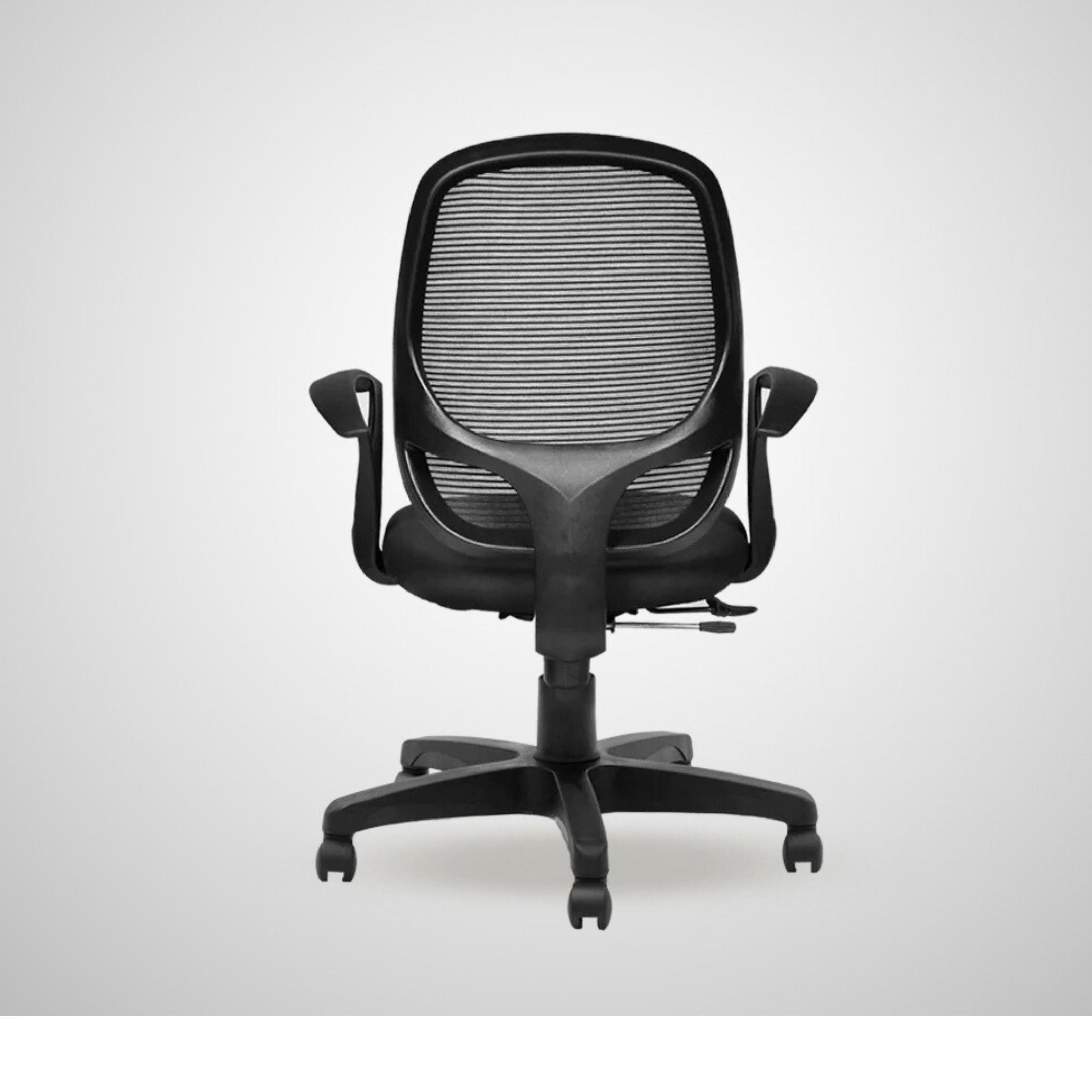 Kepler Brooks Linea Mid Back Mesh Office Chair (Black)