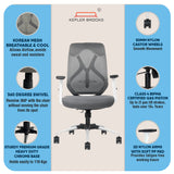 Kepler Brooks Marvel Ergonomic Mid Back Mesh Office Chair