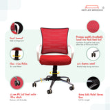 Kepler Brooks Dazzle Mid Back Mesh Office Chair