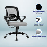 Kepler Brooks Elva Mid Back Office Chair (Black)