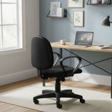 Kepler Brooks Axel Mid Back Cushion Office Chair (Black)