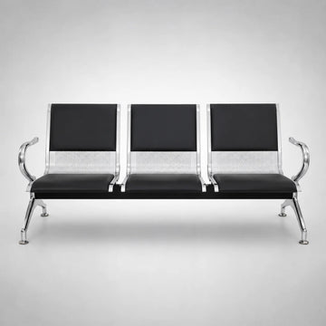 Kepler Brooks Elevate Waiting Chair with Cushion and Heavy Metal Body