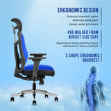 Kepler Brooks Vertex Premium High Back Mesh Office Chair