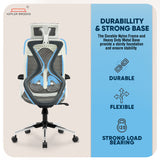 Kepler Brooks Marvel Lite High Back Mesh Office Chair