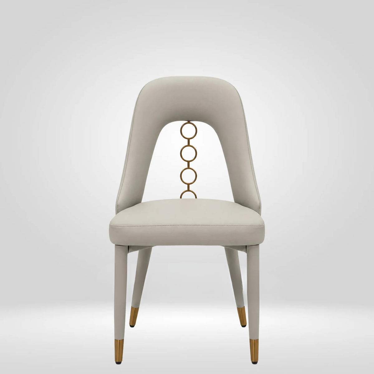 Kepler Brooks Siena Premium Cafeteria Dining Chair ( Grey )