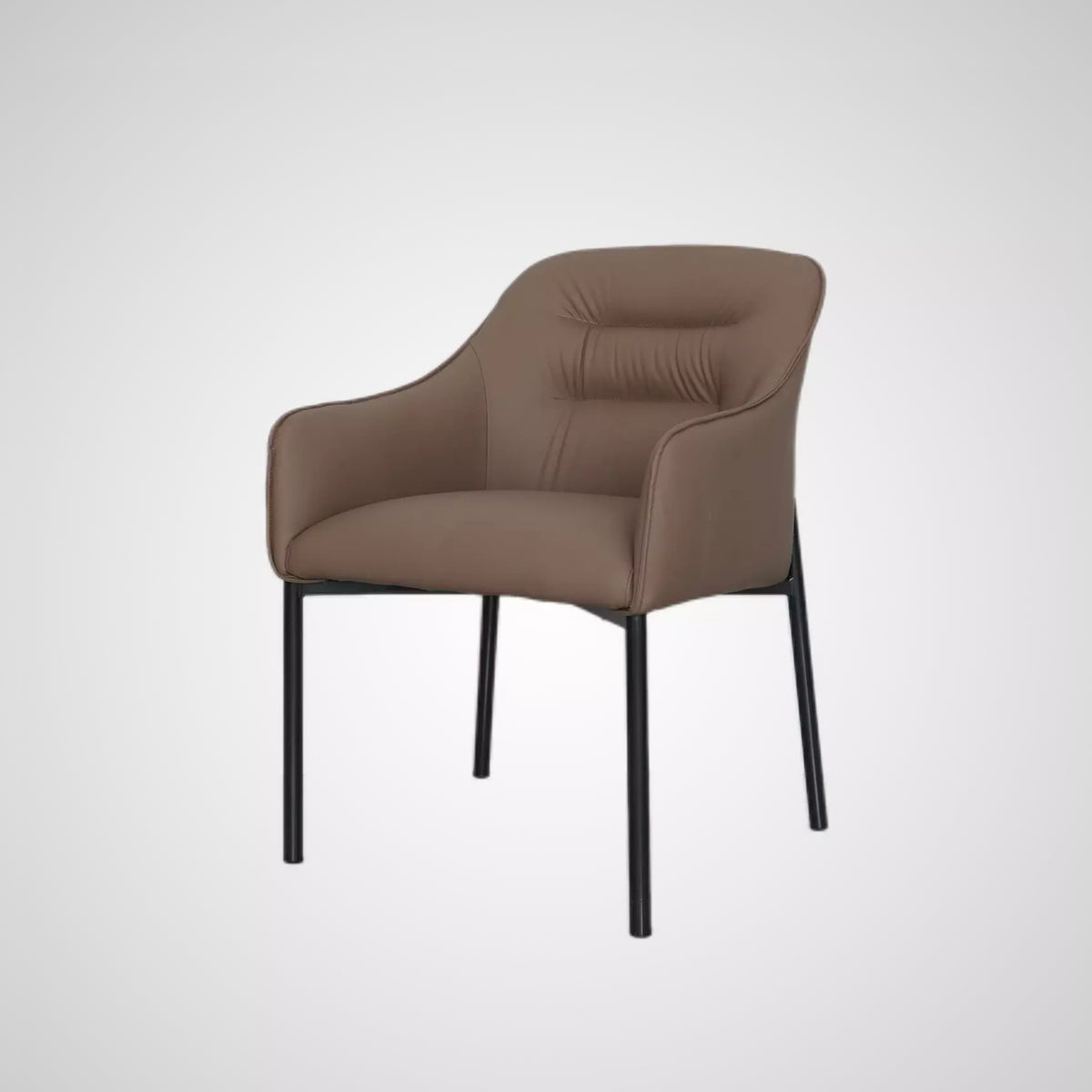 Kepler Brooks Cocoa Premium Cafeteria Dining Chair ( Brown )