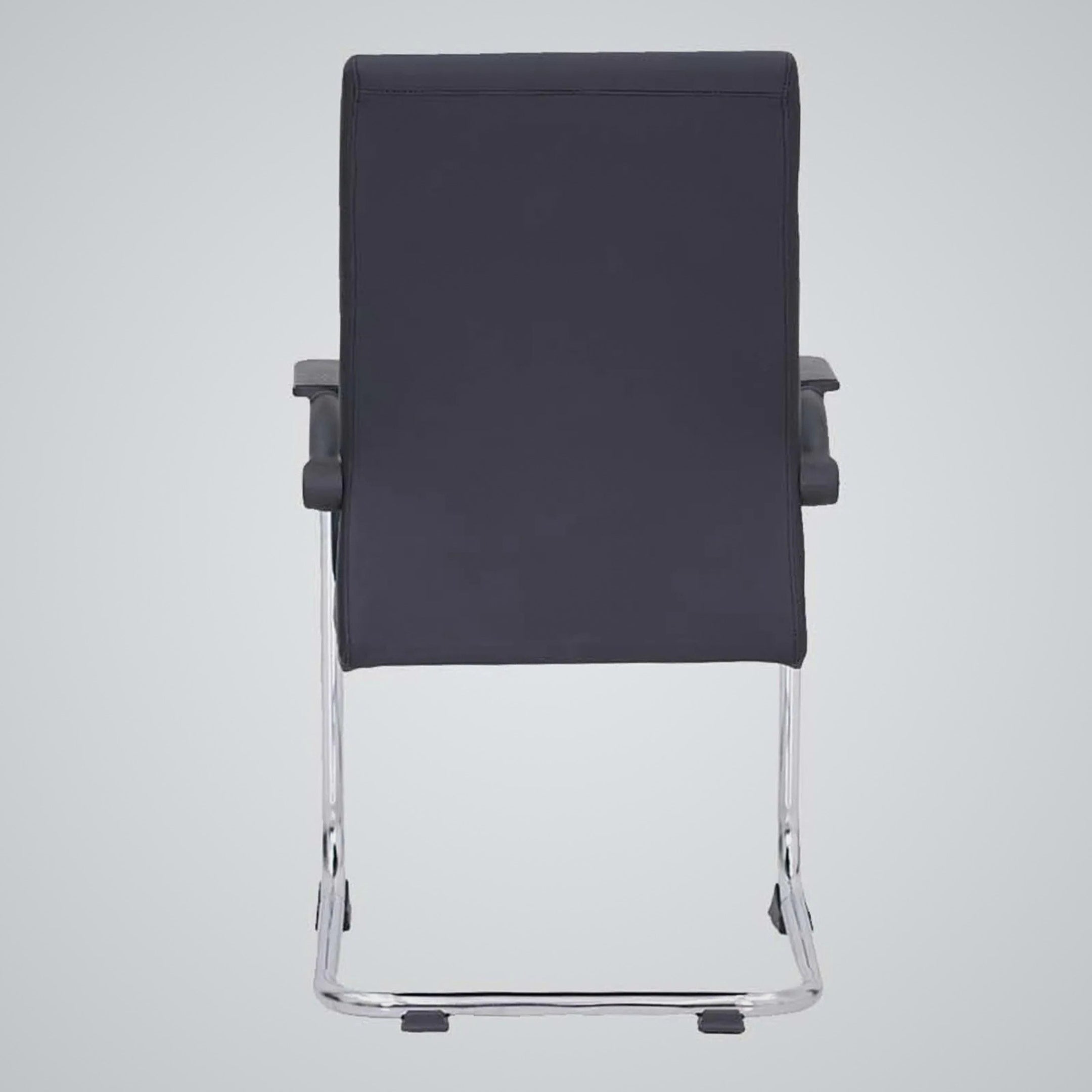 Kepler Brooks Lexis Leatherette Visitor Chair with Metal Frame