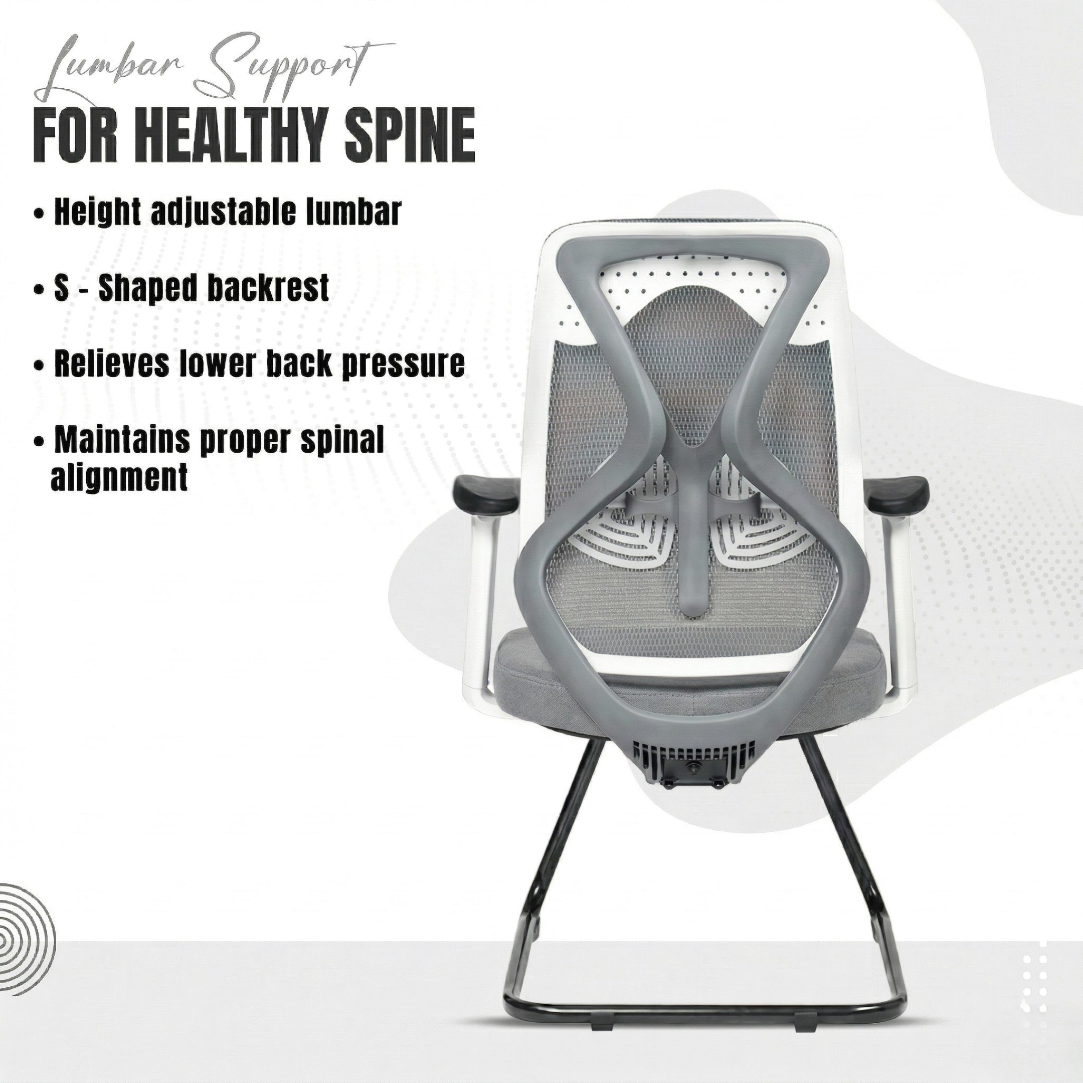 Kepler Brooks Marvel Visitor Chair with Heavy Duty Metal Frame