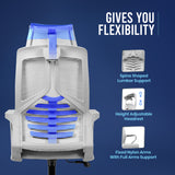 Kepler Brooks Quartz High Back Mesh Office Chair