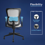 Kepler Brooks Ignis Ergonomic Mid Back Mesh Office Chair