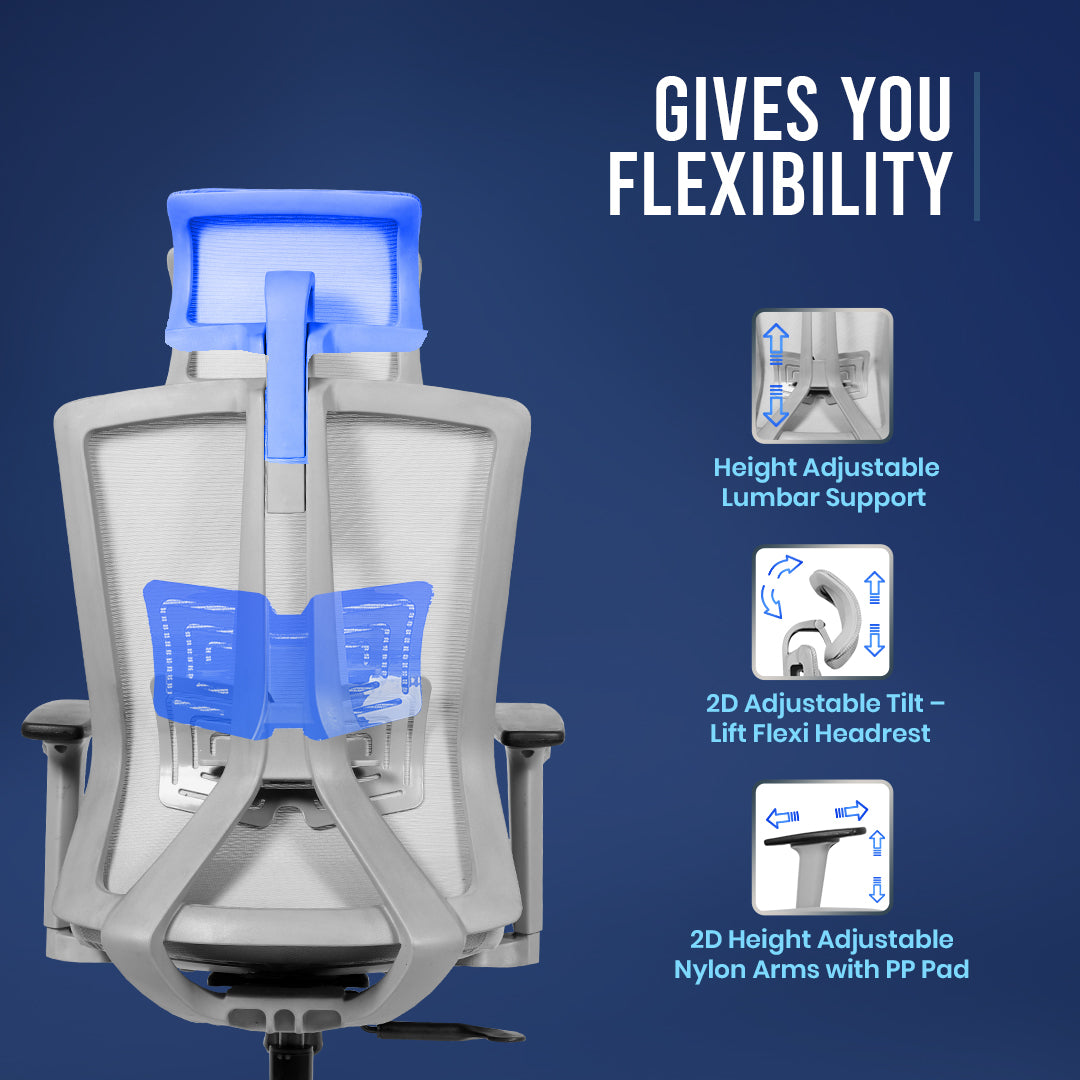 Kepler Brooks Regalia Ergonomic High Back Mesh Office Chair