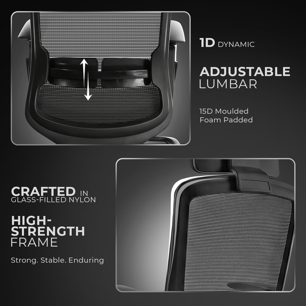 Kepler Brooks Eterna Premium High Back Mesh Office Chair