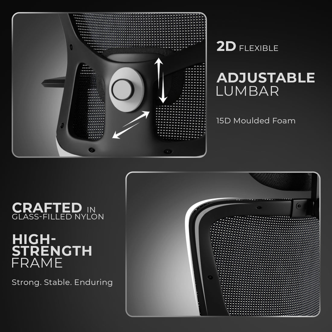 Kepler Brooks Zeus Pro High Back Mesh Office Chair (Black)