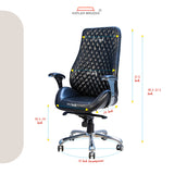 Kepler Brooks Atlas Premium High Back Leatherette Office Chair