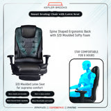 Kepler Brooks Italia Pro High Back Leatherette Ergosmart Office Chair