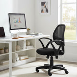 Kepler Brooks Axel Mid Back Mesh Office Chair (Black)