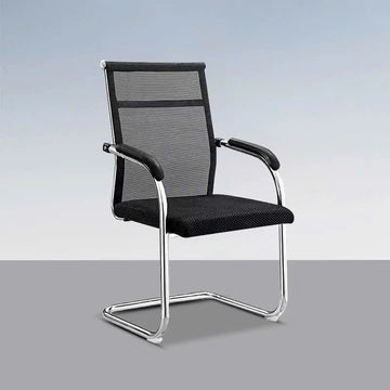 Kepler Brooks Axis Visitor Chair with Round Metal Frame