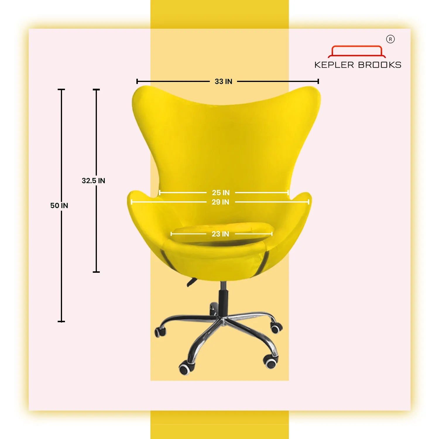 Kepler Brooks Oswald Pro Premium Lounge Chair ( Large Size )