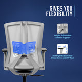 Kepler Brooks Regalia Ergonomic Mid Back Mesh Office Chair