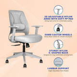Kepler Brooks Celesta Ergonomic Mid Back Mesh Office Chair