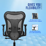Kepler Brooks Vertex Ergonomic Mid Back Mesh Office Chair