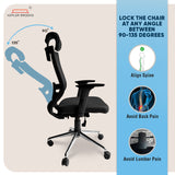 Kepler Brooks Nexa Premium High Back Mesh Office Chair